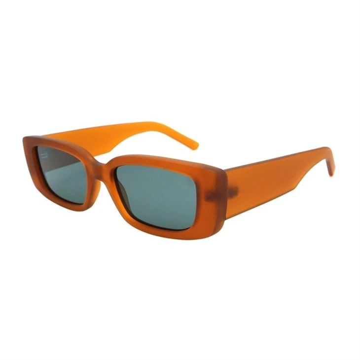 Old Fashion Rectangle Retro Sunglasses For Women 490800