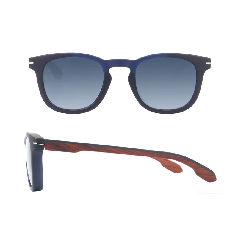 1 Unisex Plastic Wooden Combo wayfarer Sunglasses 490612